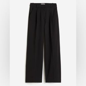 High waisted, wide leg trousers